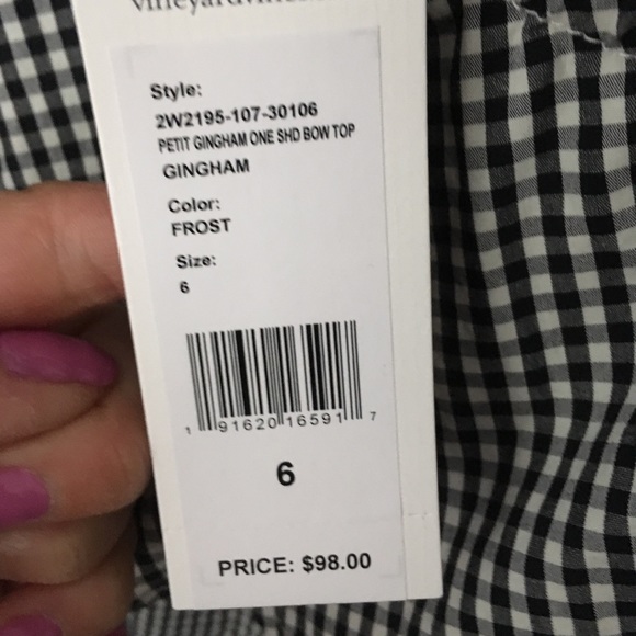 🌞LAST DAY Vineyard Vines Petite 1 Shoulder Top - Picture 6 of 6